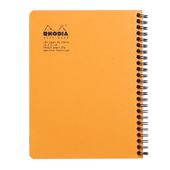 Rhodia Classic Wirebound Notebook - Medium - Orange - Squared - Picture 1